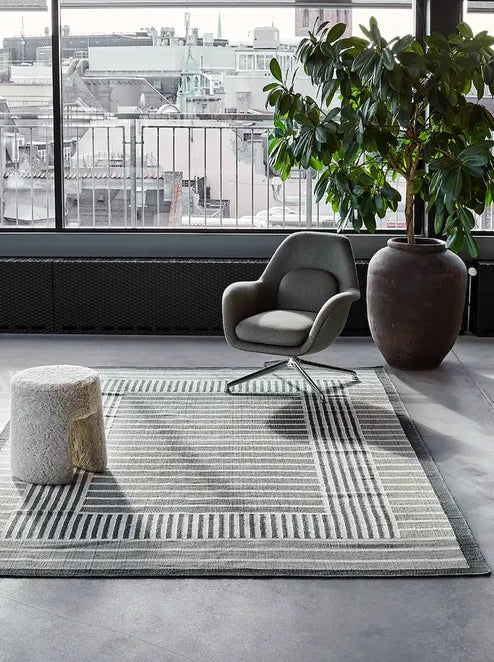 Massimo Hemp Gulvtæppe Grey 250x350