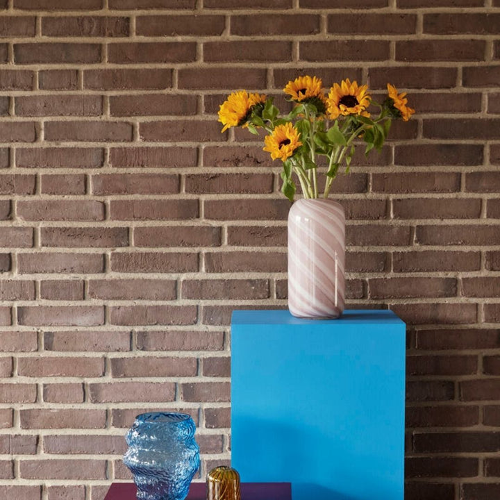 Hübsch Candy Vasen Rosa (2er-Set)