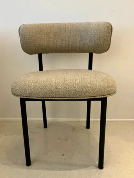 Møbel Copenhagen FONT Esszimmerstuhl - Grau/Schwarz Gestell