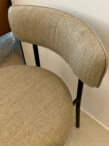 Møbel Copenhagen FONT Esszimmerstuhl - Grau/Schwarz Gestell