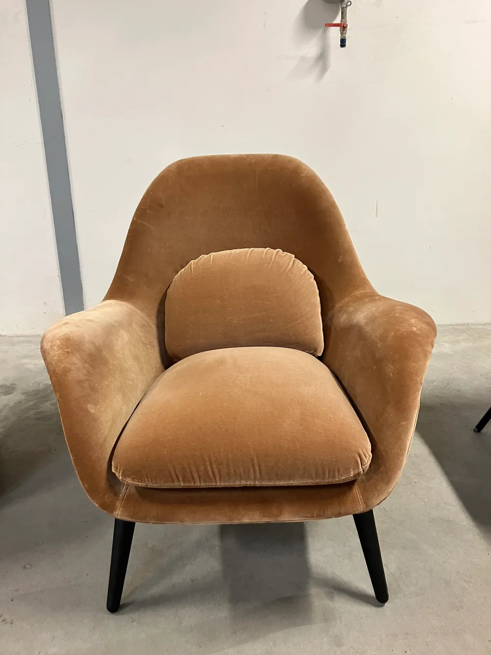 Fredericia Swoon Lounge 1770 – Hellbrauner Velours (Harald 343) / Schwarze Eiche