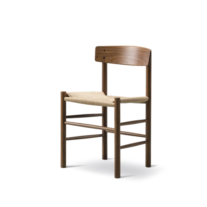 Fredericia Mogensen Chair J39 – Walnuss geölt / Naturgeflecht