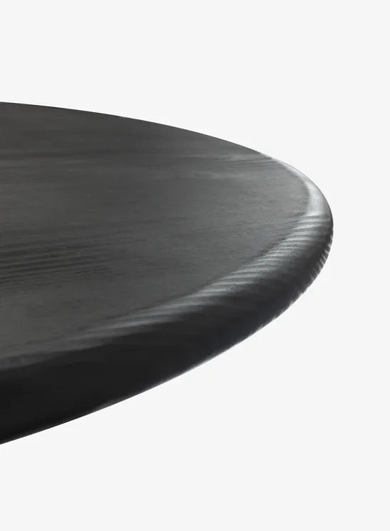 LOUISE ROE Roundabout Couchtisch Ø90, Schwarz Douglas-Kiefer