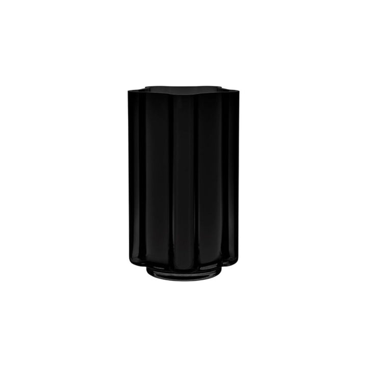 LOUISE ROE Funki Vase Rund, Schwarz