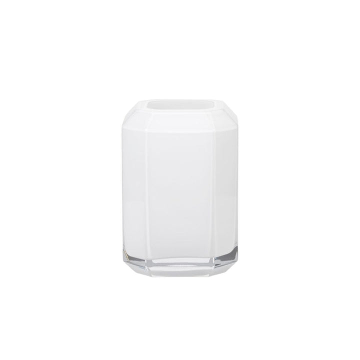 LOUISE ROE Jewel Vase Medium H20, Opal white