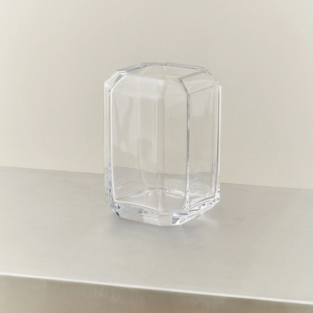 LOUISE ROE Jewel Vase Medium H20, Opal white