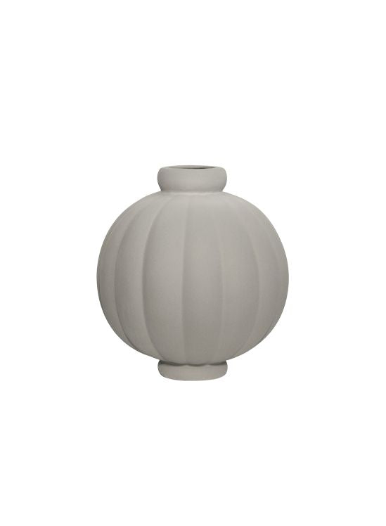 LOUISE ROE Balloon Vase 01, Sanded Grey, H25 cm