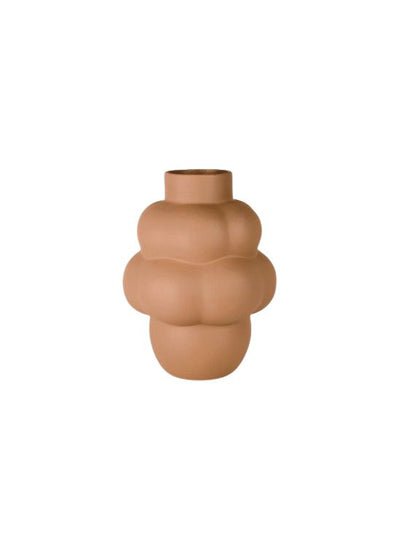 LOUISE ROE Balloon Vase 04 Petit, Sanded Ocker, H22 cm