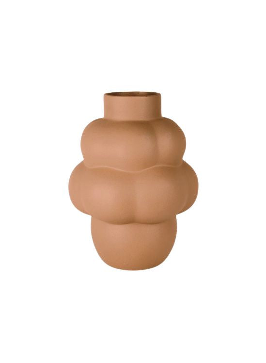 LOUISE ROE Ballonvase 04, Sanded Ocker, H32 cm
