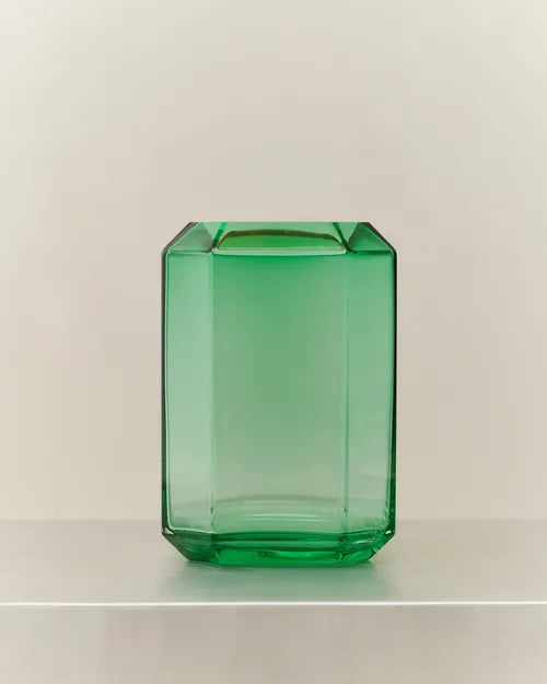 LOUISE ROE Jewel Vase Giant H26, Grün