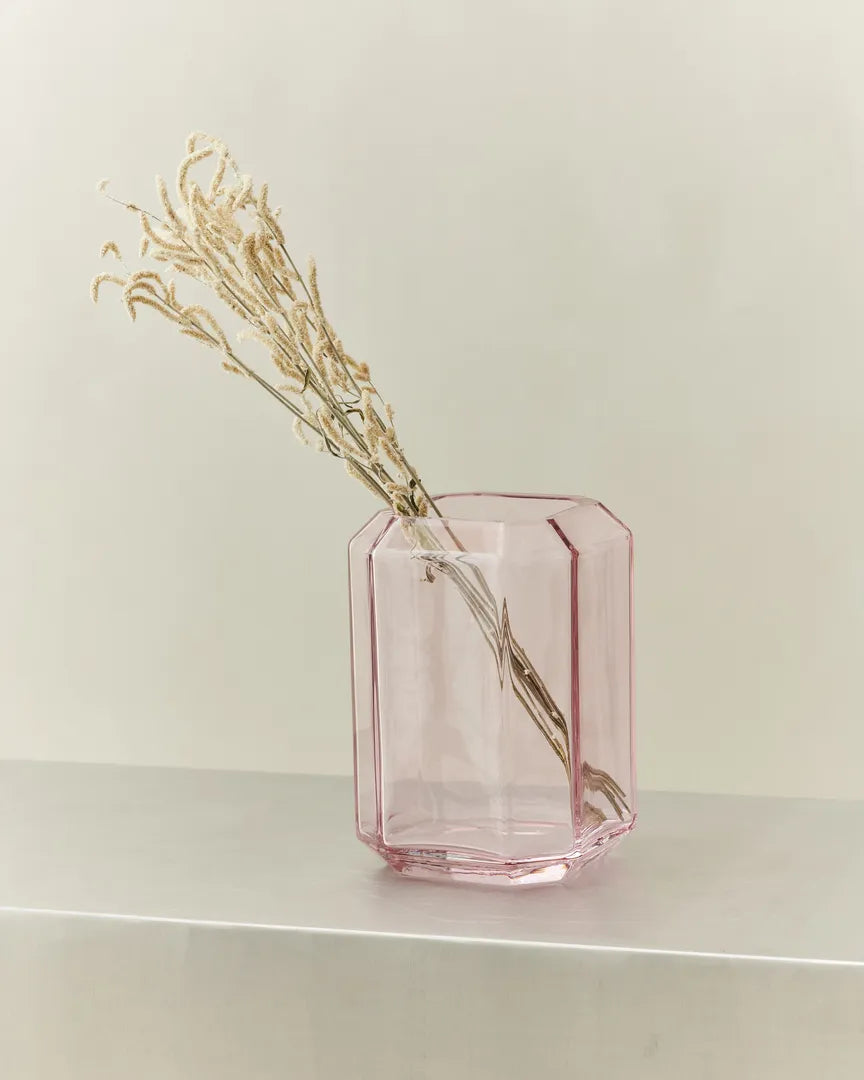 LOUISE ROE Jewel Vase Giant H26, Rose