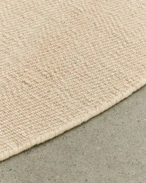 LOUISE ROE Found Rug 06 Teppich Ø320cm – Sandbeige