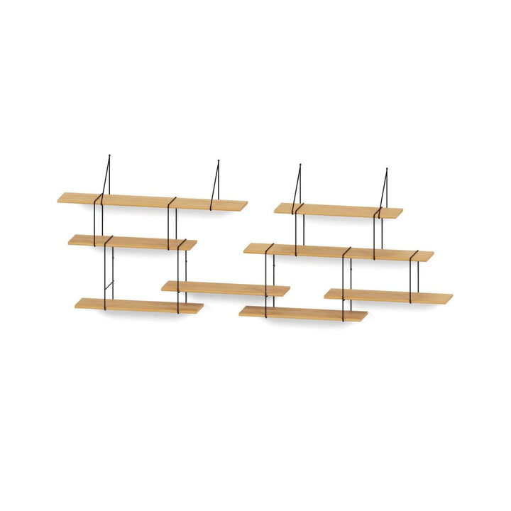Studio Hausen Link Regal-Set DUO Eiche / Schwarz