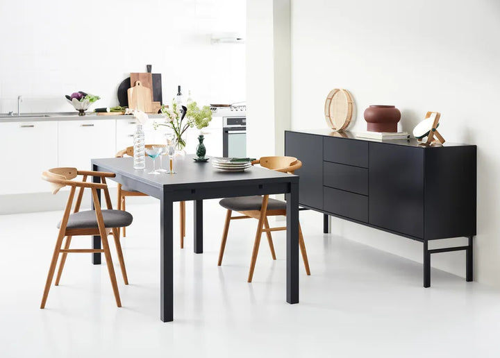 Hammel Furniture Meet Esstisch 150(246)x85 m. holländischem Auszug, Schwarze Eiche