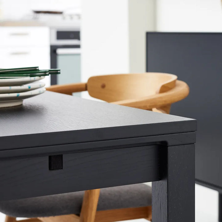 Hammel Furniture Meet Esstisch 150(246)x85 m. holländischem Auszug, Schwarze Eiche