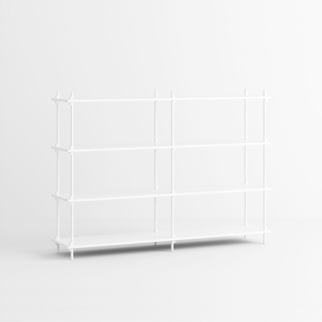 MOEBE Reolsystem H115 x B162 - Hvid