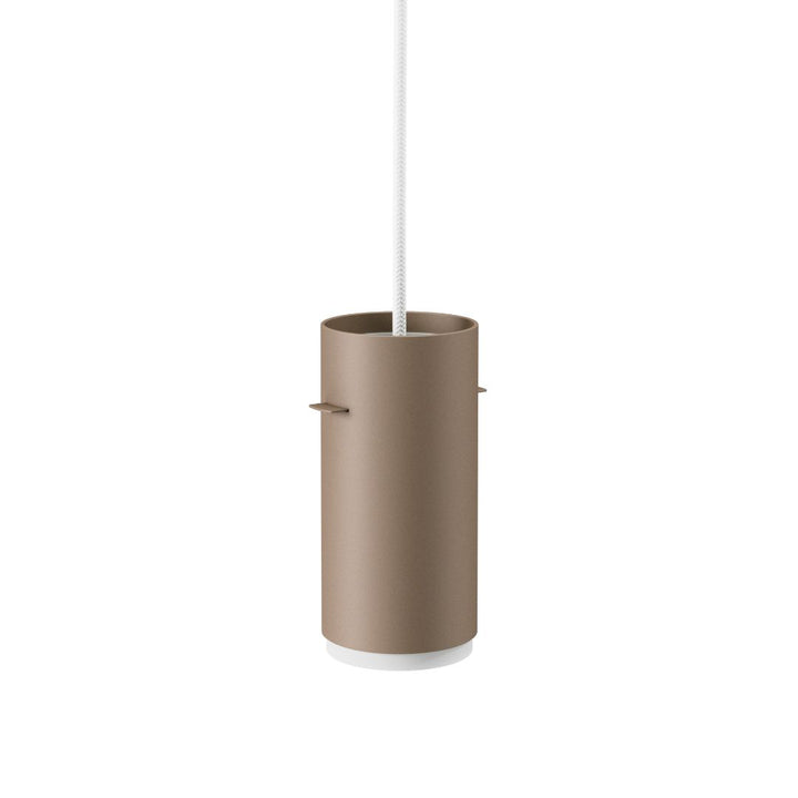 MOEBE Tube Pendelleuchte, Warmgrau, Small