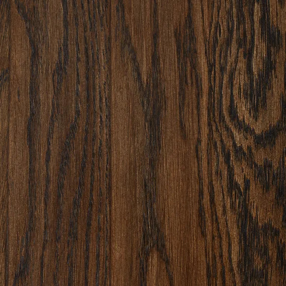 Eberhart Aldric Café-Tisch, Dunkle Eiche / Schwarzes Stahl