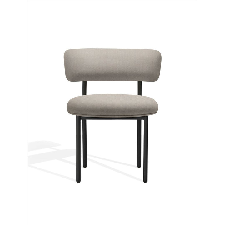 Møbel Copenhagen FONT Esszimmerstuhl - Grau/Schwarz Gestell