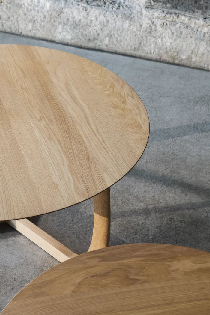 Møbel Copenhagen LILI Lounge Table Small Couchtisch - Geölte Eiche, Ø60cm
