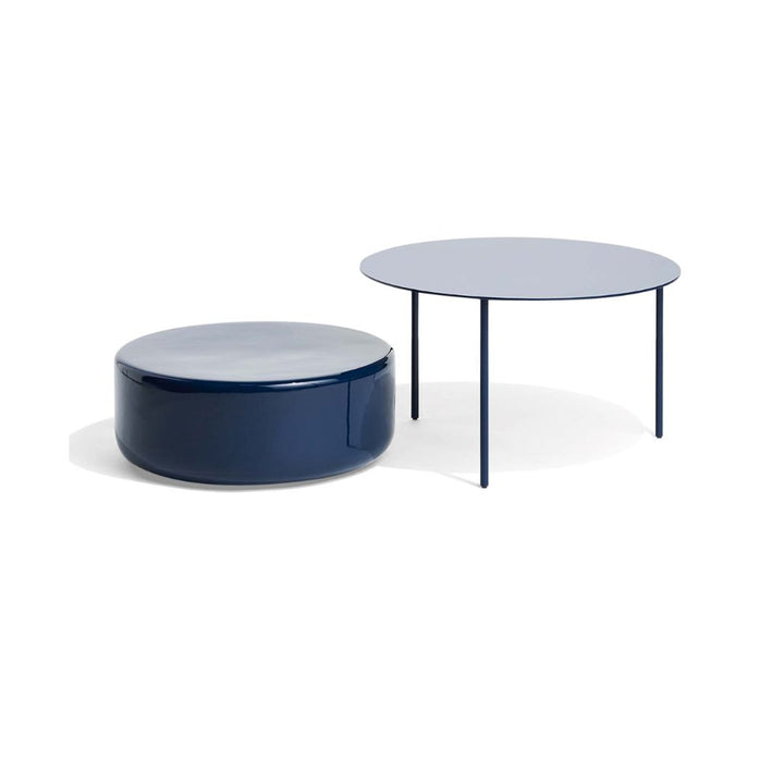 Møbel Copenhagen PAIR Table Large, Metall Beistelltisch - Stahlblau
