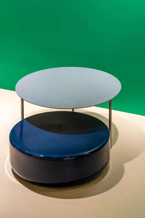 Møbel Copenhagen PAIR Table Large, Metall Beistelltisch - Stahlblau
