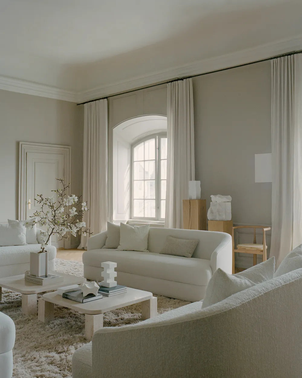 New Works Covent Deep 3-Sitzer-Sofa, Romo Linara 092