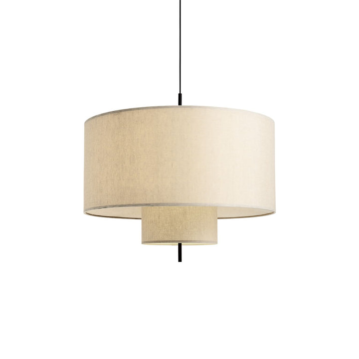 New Works Margin Pendelleuchte Ø90, Beige Canvas