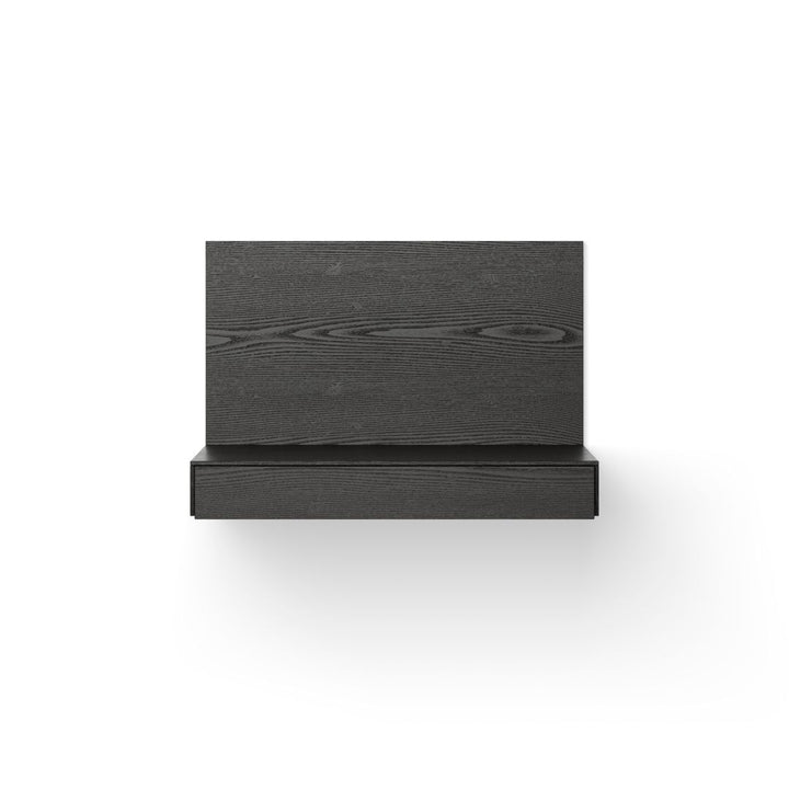 New Works Tana Wandschreibtisch, Eiche schwarz