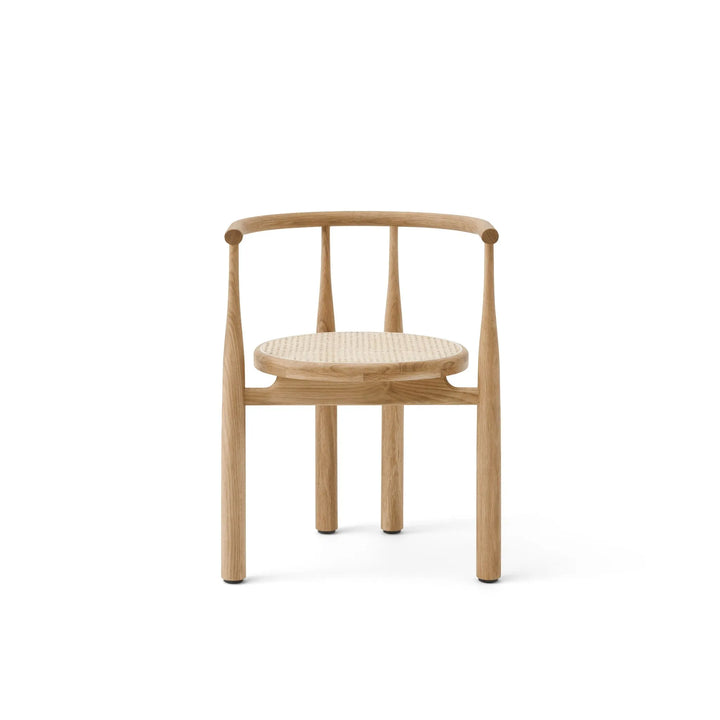 New Works Bukowski Chair Esszimmerstuhl, Eiche / Französisches Geflecht