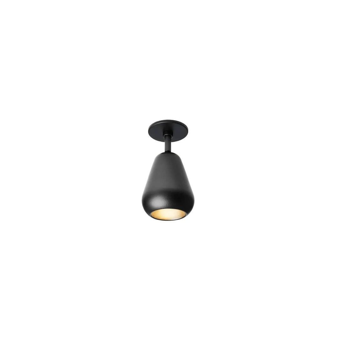 Nuura Anoli Wand-/Deckenleuchte Recessed, Schwarz/Schwarz