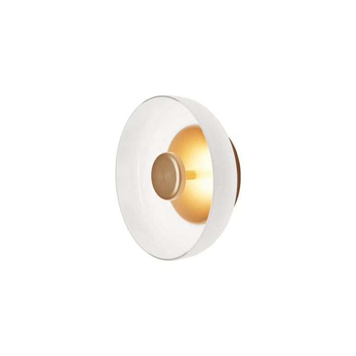 Nuura Blossi Wandleuchte Ø23, Nordic Gold / Opal