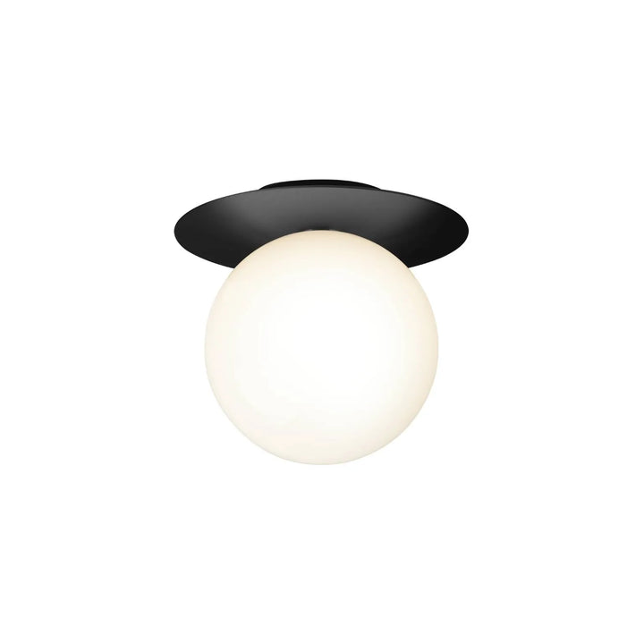Nuura Liila 1 Large Wand-/Deckenleuchte, Schwarz/Opal