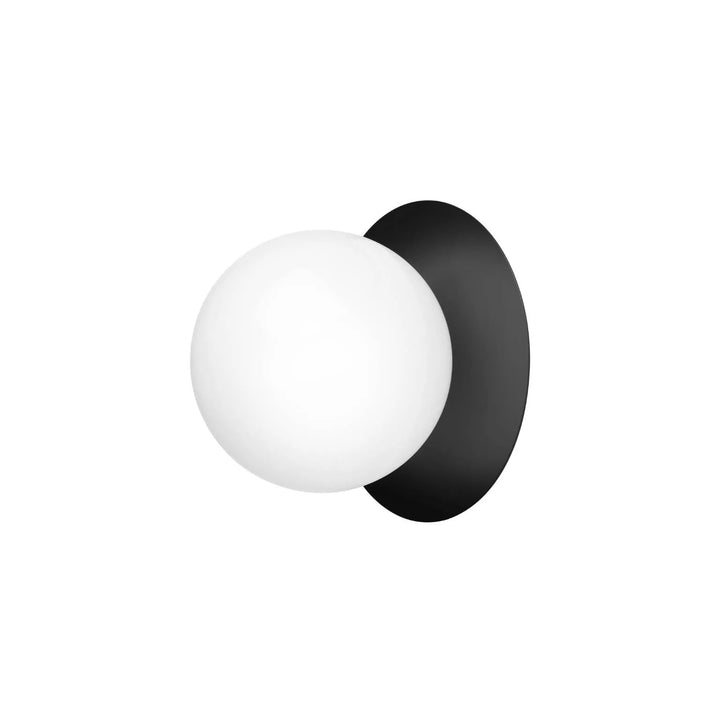 Nuura Liila 1 Large Wand-/Deckenleuchte, Schwarz/Opal