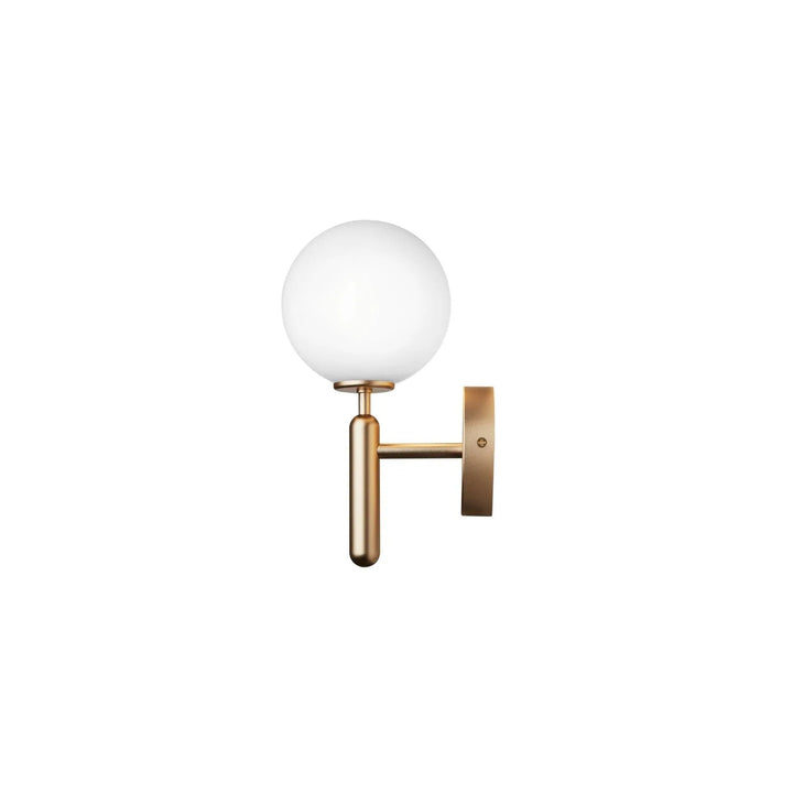 Nuura Miira Wall Wandleuchte, Messing / Opal