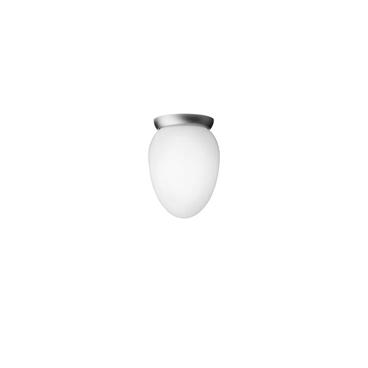 Nuura Rizzatto 171 Deckenleuchte, Satin Silver / Opal