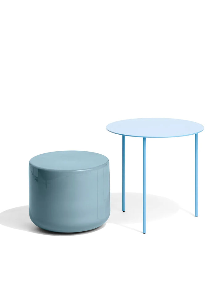 Møbel Copenhagen PAIR Table Medium, Keramik Beistelltisch - Pastellblau