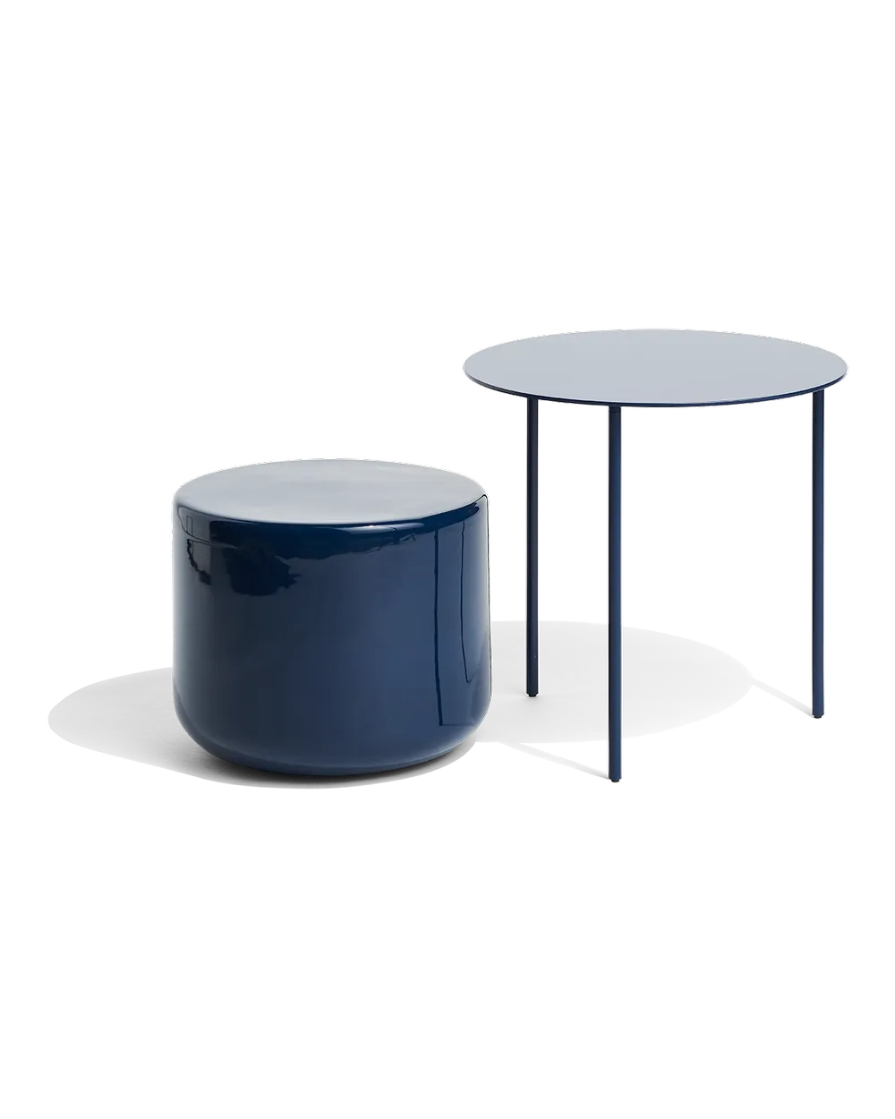 Møbel Copenhagen PAIR Table Medium, Ceramic Beistelltisch - Stahlblau