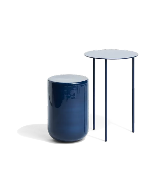 Møbel Copenhagen PAIR Table Small, Keramik Beistelltisch - Stahlblau