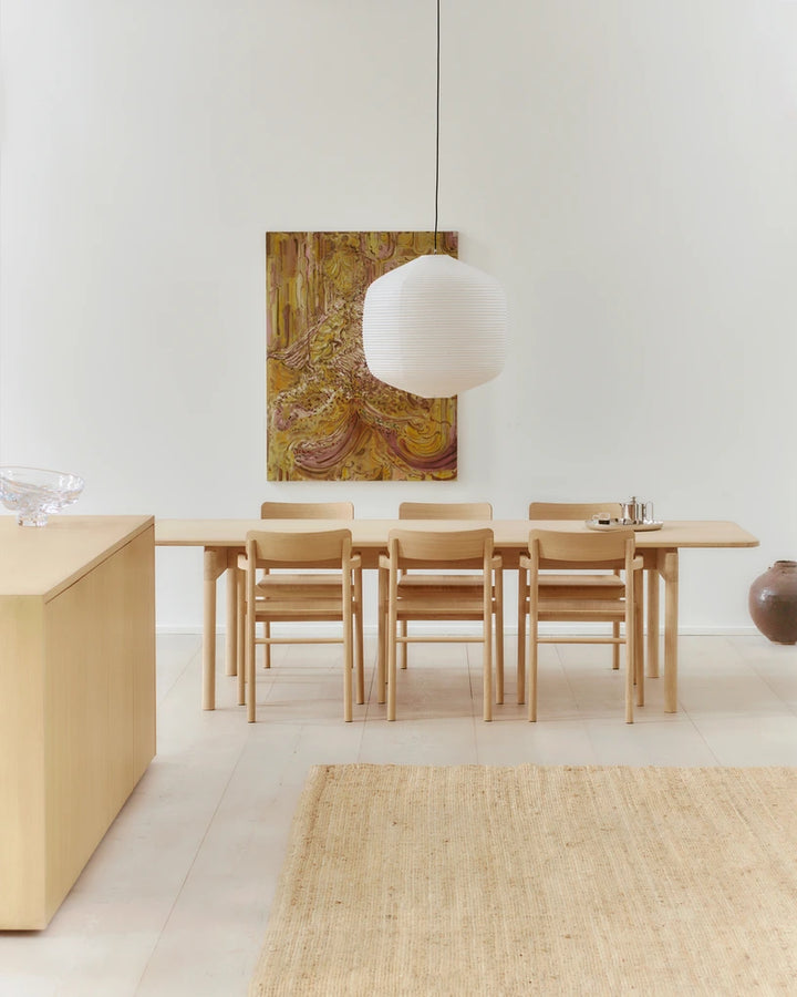 Fredericia Post Chair Sitzpolster – Esche / Leder Max 91 Nutshell