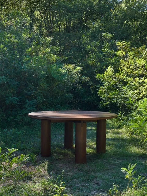 Fora Projects Round Dining Table Ø145, Røget Eg