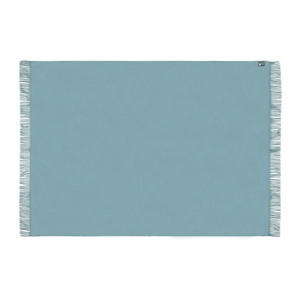 Silkeborg Uldspinderi Athen Wolldecke 130 x 200 cm, Lead Blue