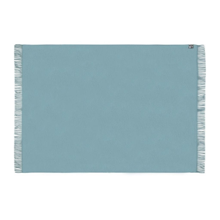 Silkeborg Uldspinderi Athen Wolldecke 130 x 200 cm, Lead Blue