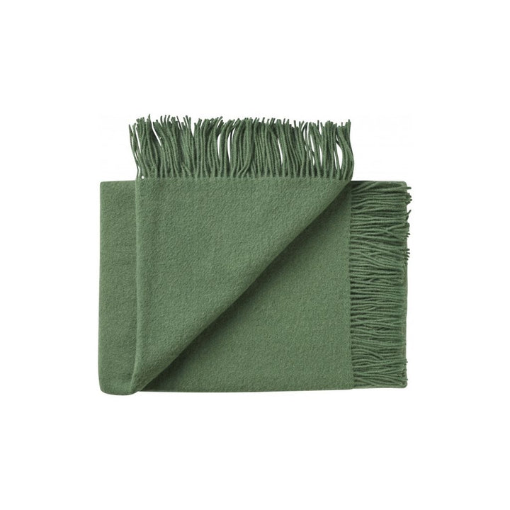 Silkeborg Uldspinderi Athen Wolldecke 130 x 200 cm, Meadow Green