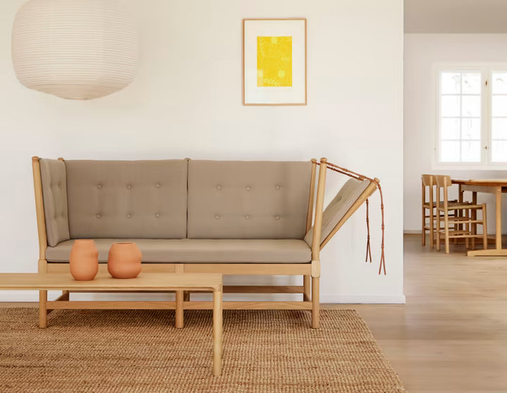 Fredericia Sofa 1789 von Børge Mogensen Rechts – Vidar 1511 / Eiche Seife