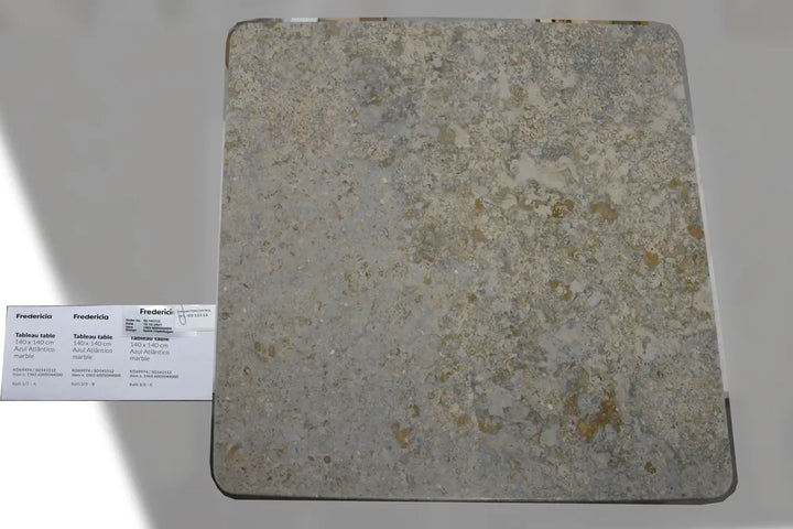 Fredericia Tableau 1965 Couchtisch 140 x 140 cm, Stein Dark Atlantico Limestone