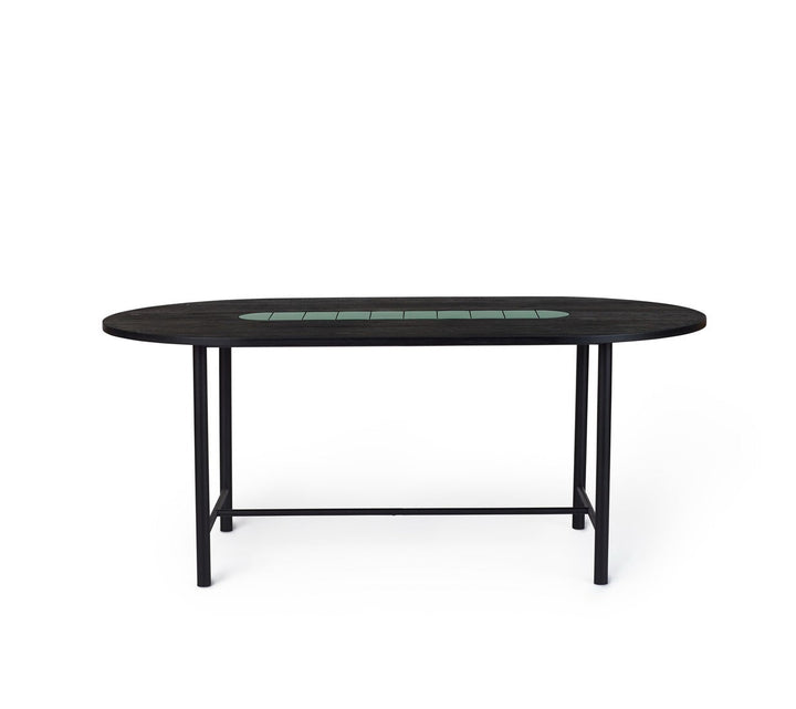 Warm Nordic - Be My Guest Bord/Spisebord L:180 Sort/Grøn