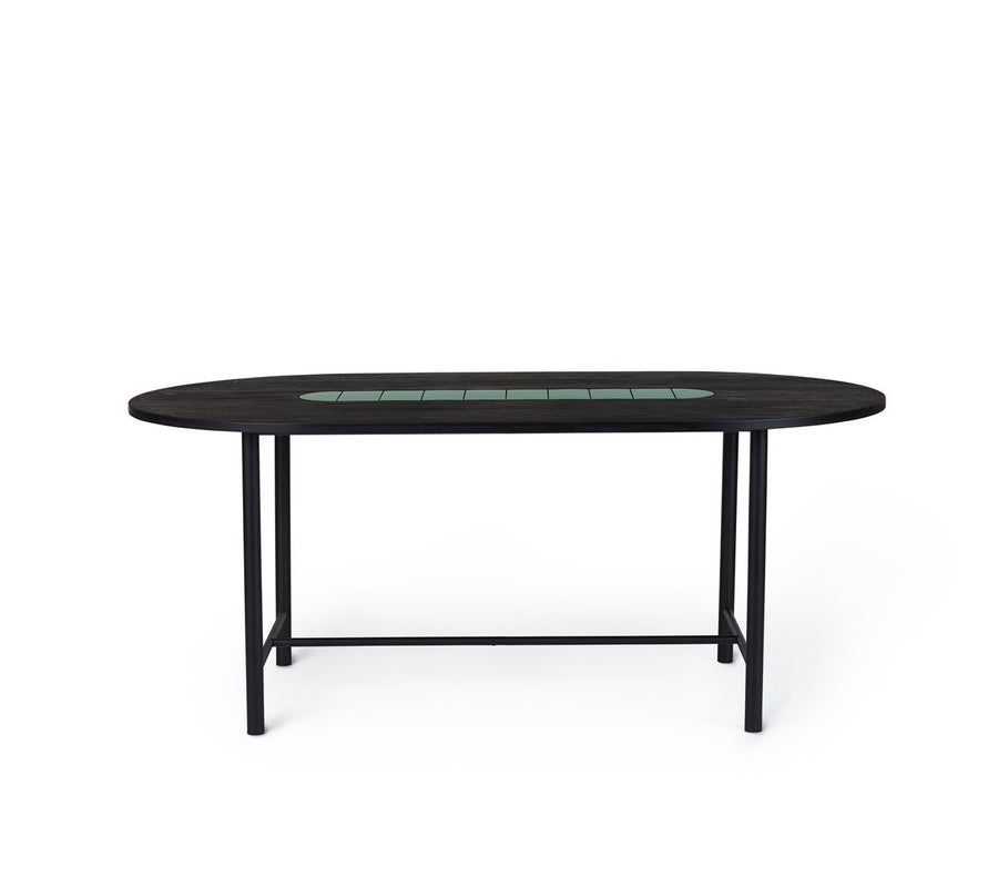 Warm Nordic - Be My Guest Bord/Spisebord L:180 Sort/Grøn