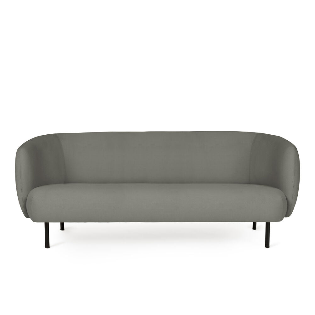 Warm Nordic - Cape 3 Seater Steelcut 160 Warm Grey Sofa