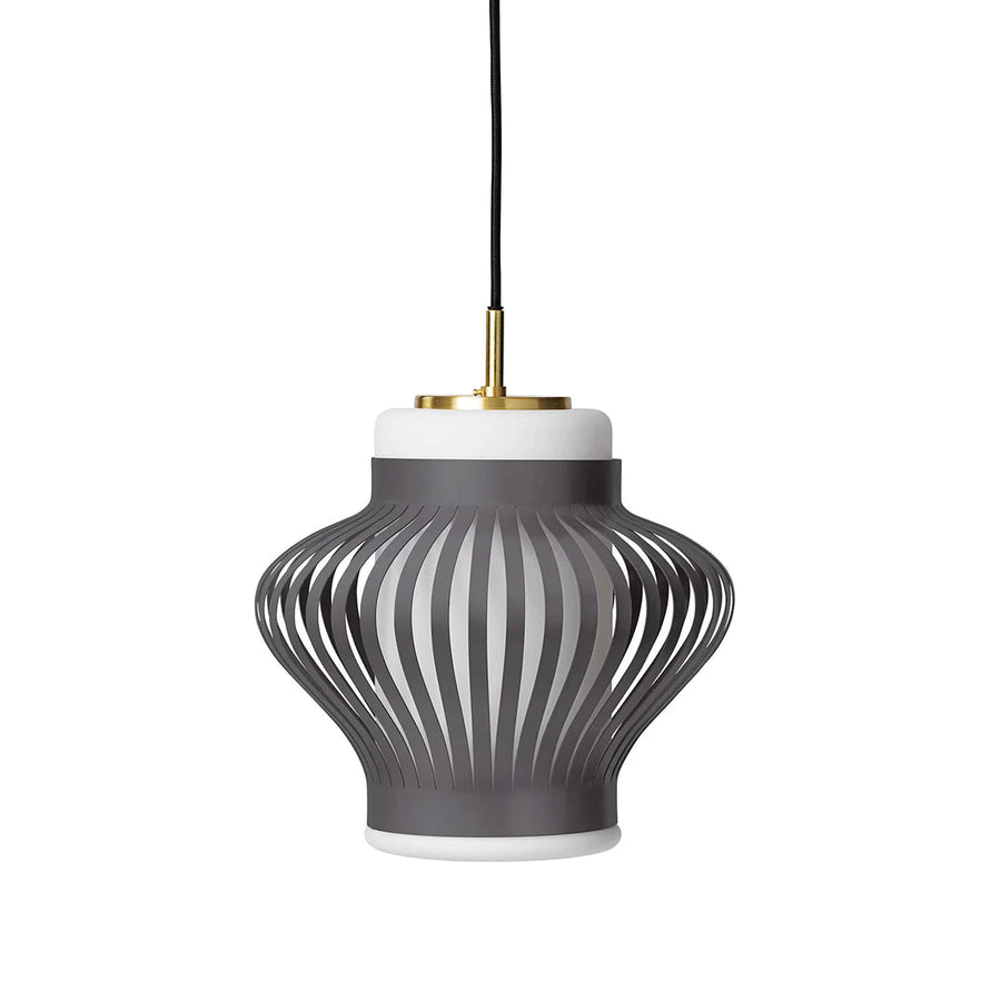 Warm Nordic Opal Lamella Pendellampe - Ultimate Grey